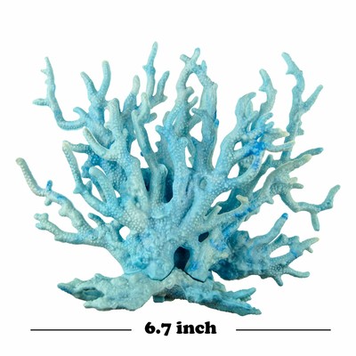 2 Pack Pawliss For Aquarium Fish Tank Decor Ornament Coral Small Plants Tall