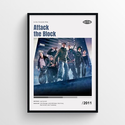 Attack the Block Movie Poster Print, Wall Art - Unframed