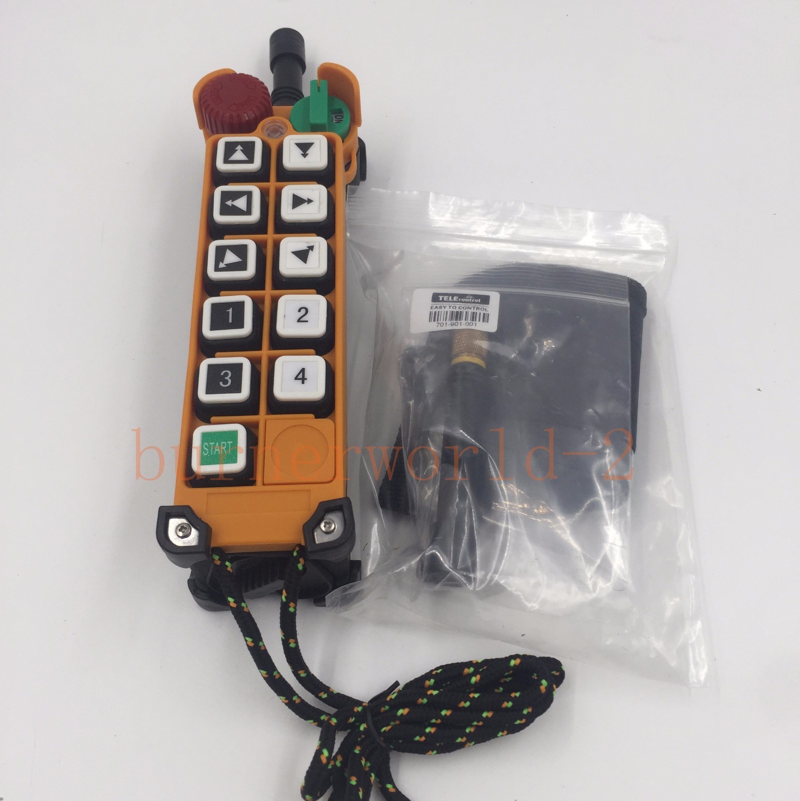 F2410D 10 channels 2 speed Overhead Crane Radio Remote Control