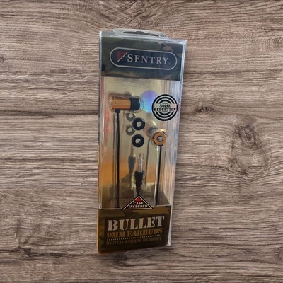 Sentry Digital Stereo Headset Earbuds Gold Tone 9MM