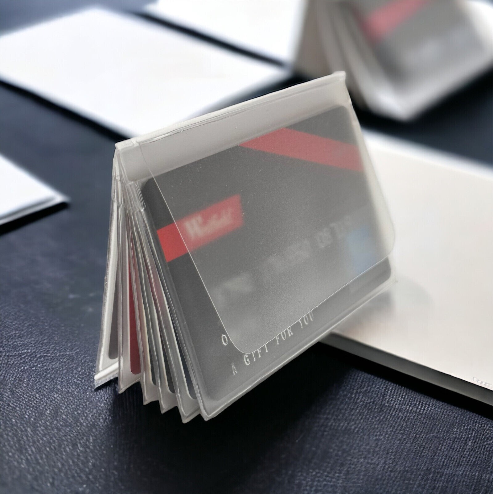 WALLET INSERT SET OF 2 PREMIUM QUALITY 6 PAGES CARD PICTURE HOLDER FREE SHIPPING