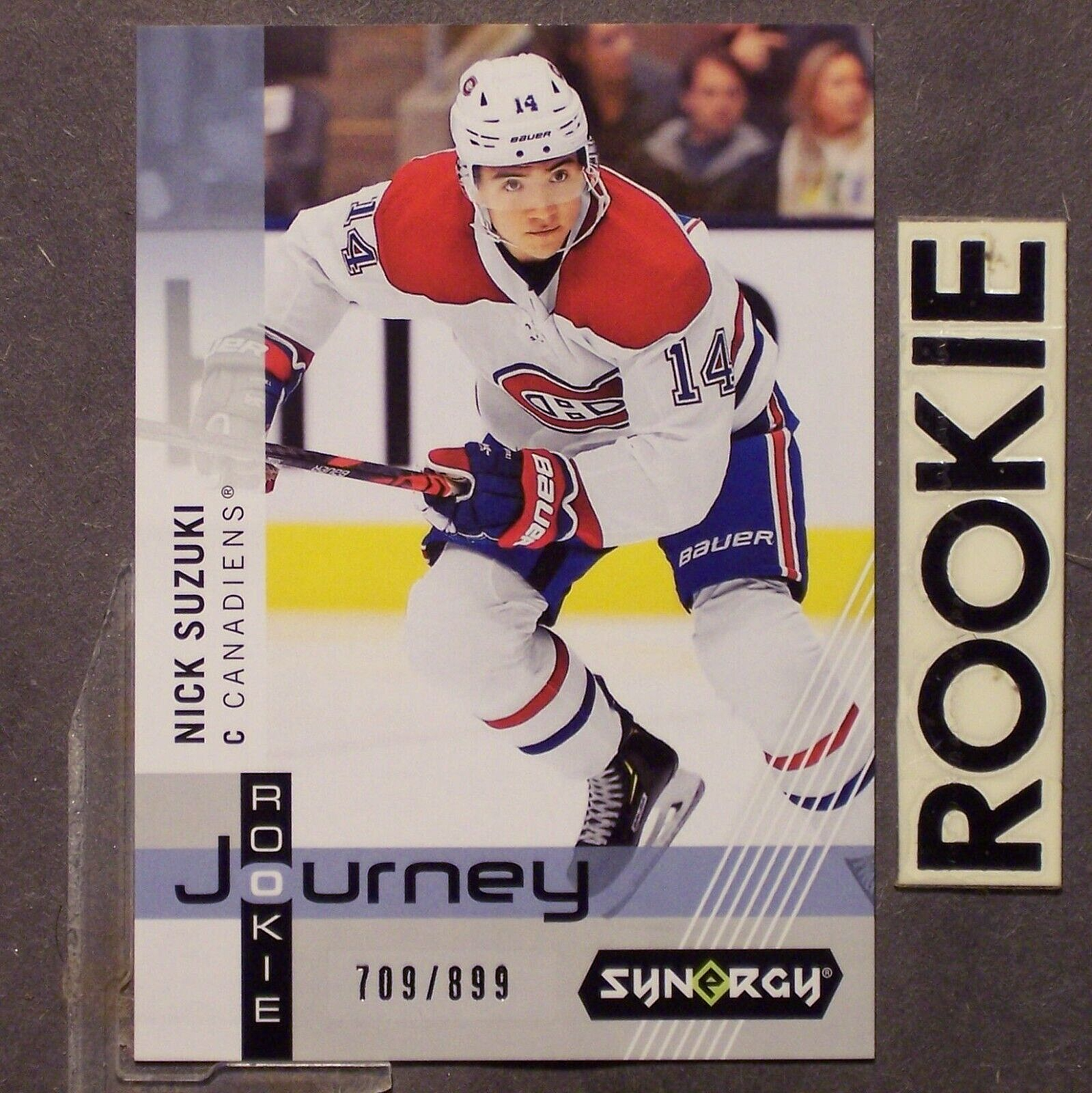 ROOKIE 20 SR トレーナーモデル　ルーキー 19-20 UD Synergy Rookie Journey RP-12 Nick Suzuki /999