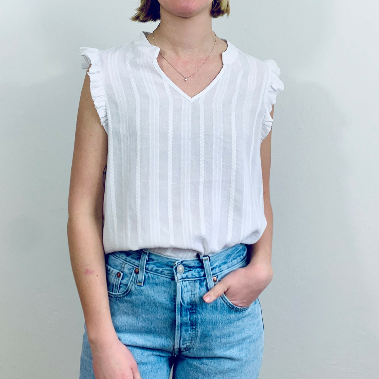 NÜMPH Nubeate Top Shirt Bluse bright white 7220040