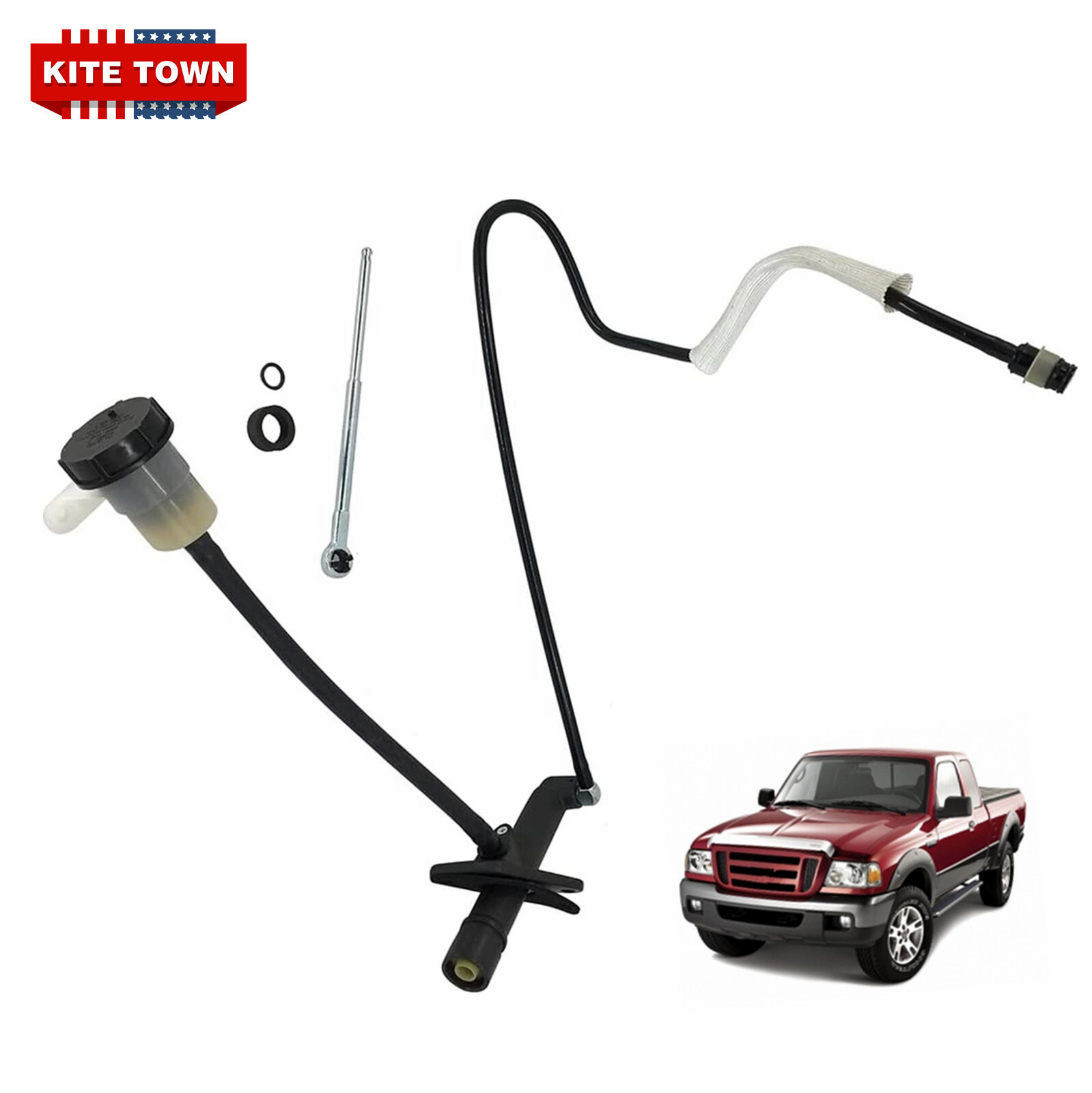 Clutch Master Cylinder and Line Assembly For 1988-1991 Ford