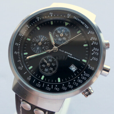 Audi Classic S Line Driving Experience Car Accessory Design Chronograph Watch