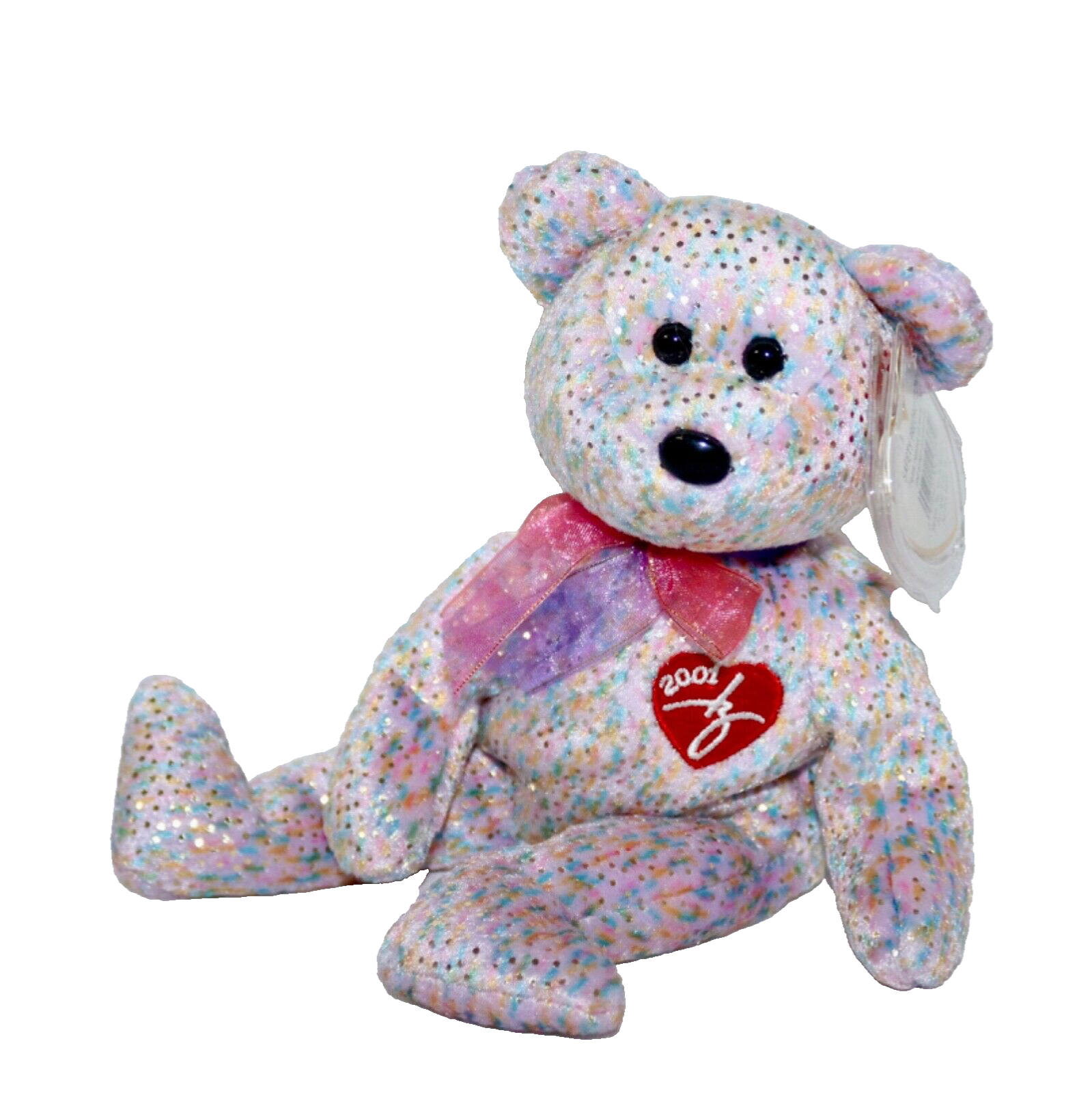 TY Beanie Baby ~ 2001 Ty Signature Teddy Bear ~ #4375 Errors