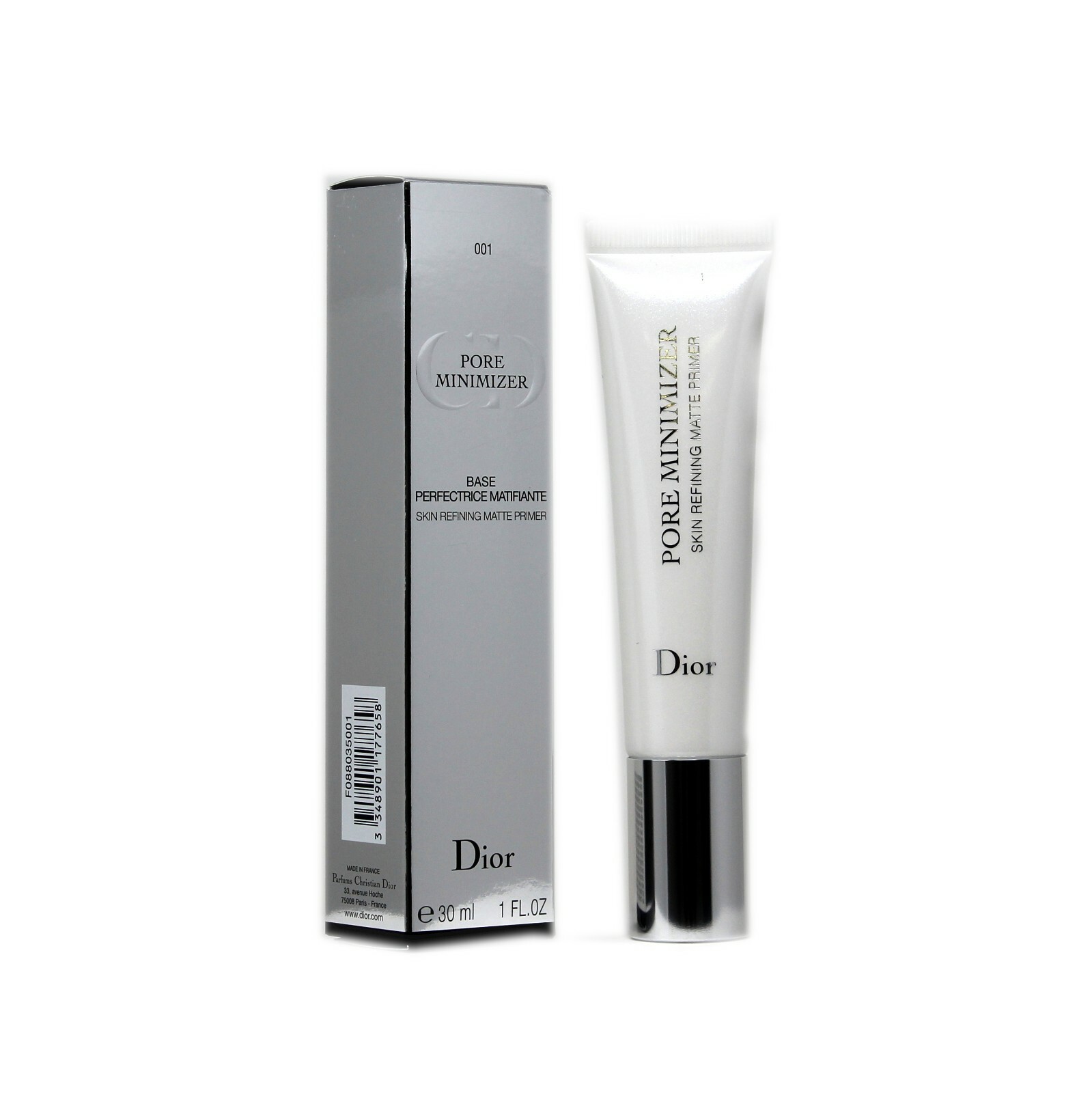 CHRISTIAN DIOR PORE MINIMIZER SKIN REFINING MATTE PRIMER 30 ML 1 FL.OZ. 001 NIB
