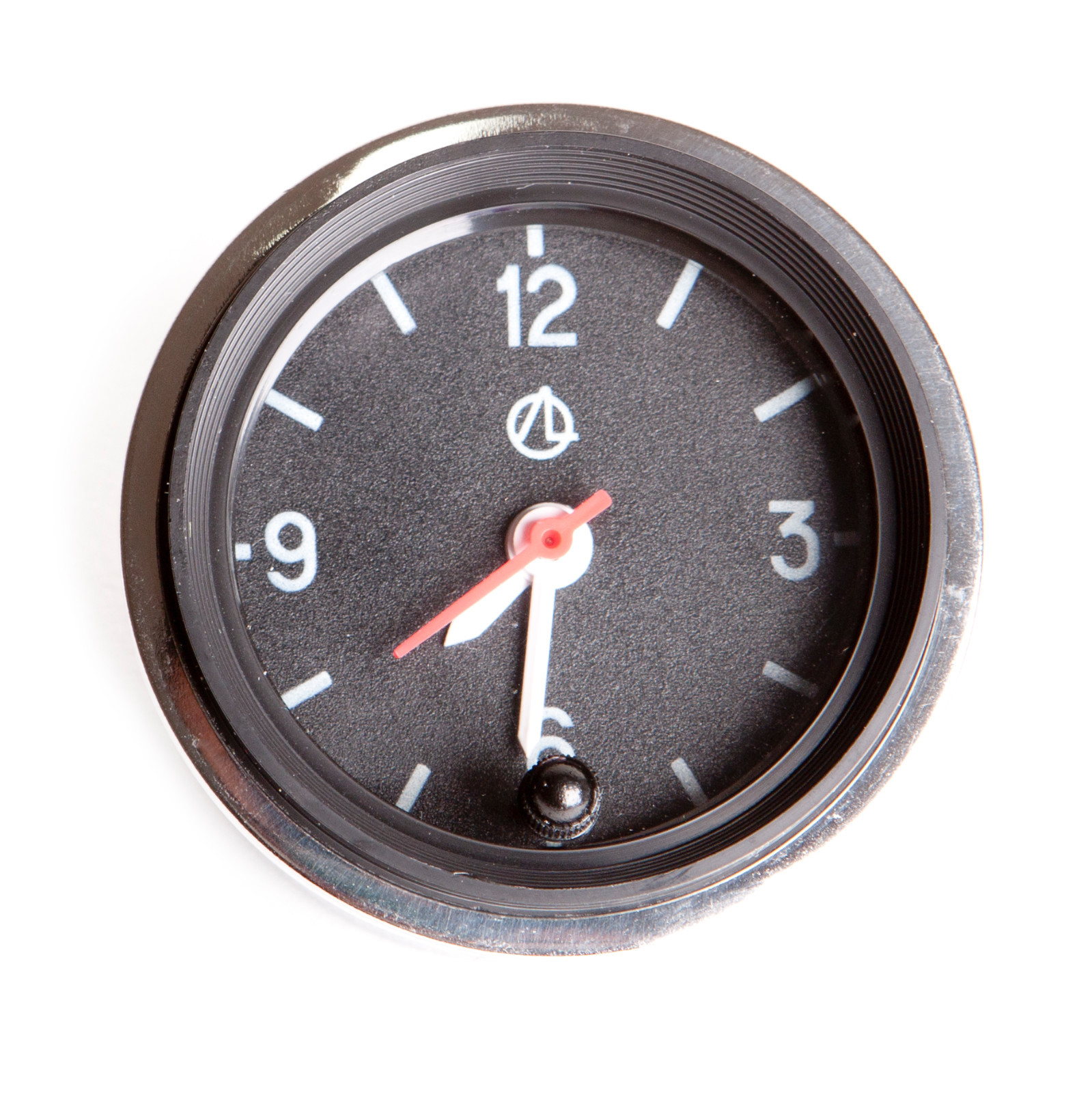 Luch Quartz Car Dashboard Clock Round. Retro, Restoration.12v 2021