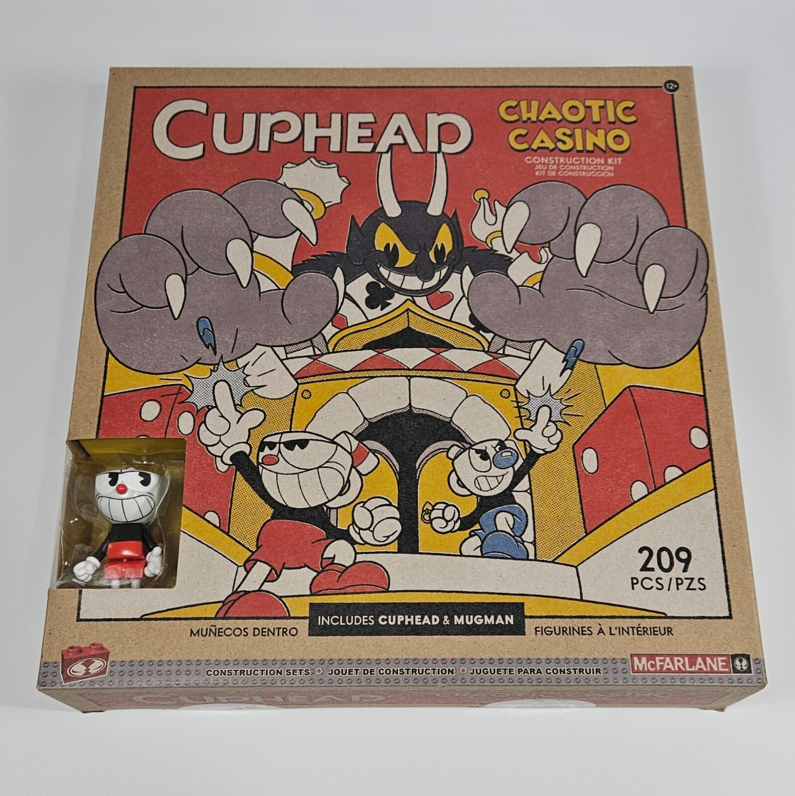 ゲームキャラクター McFarlane Toys Cuphead Chaotic Casino McFarlane Toys Cuphead Chaotic Casino Large Construction Set
