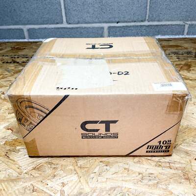 Used CT Sounds HYDRO-10-D2 500W RMS 10" Shallow Mount Subwoofer - Dual 2 Ohm