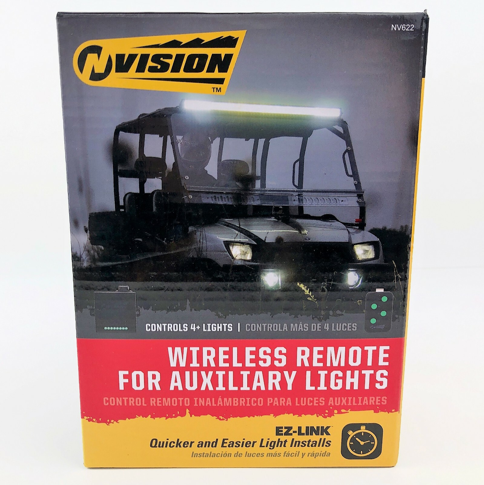NVision Wireless Car Remote For Auxiliary Lighting System New in Box