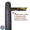 MOHEGIA Mountain Bike Tires 2-Pack - 26x1.95 Inch 60TPI Folding MTB Tires and 2 Inner Tubes Schrader Valve and Tire Levers for MTB Off-Road Bicycle