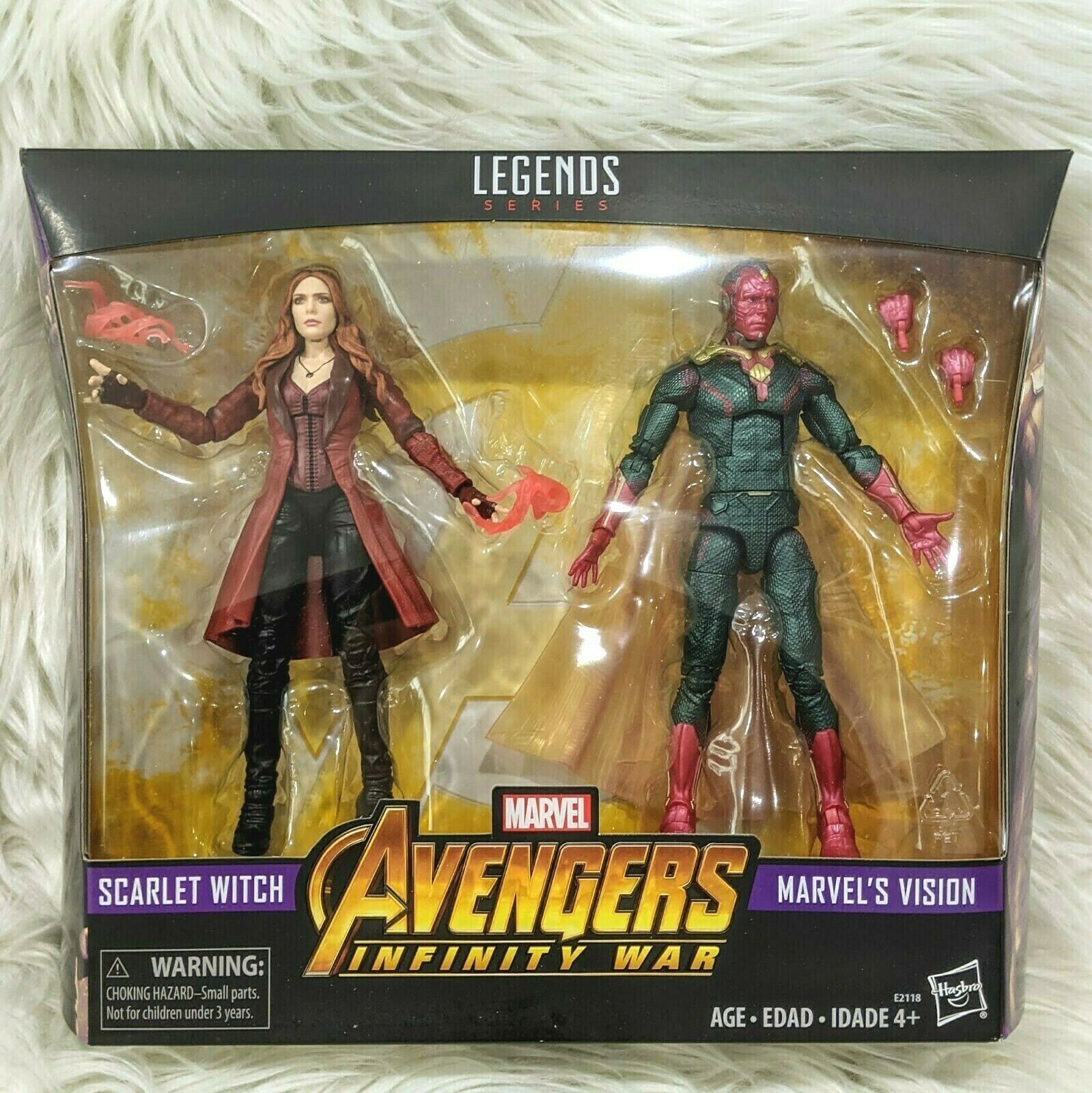 マーベルレジェンド インフィニティウォー ビジョン ヴィジョン 2パック版 Marvel Legends Scarlet Witch Vision 2 Pack Avengers Infinity