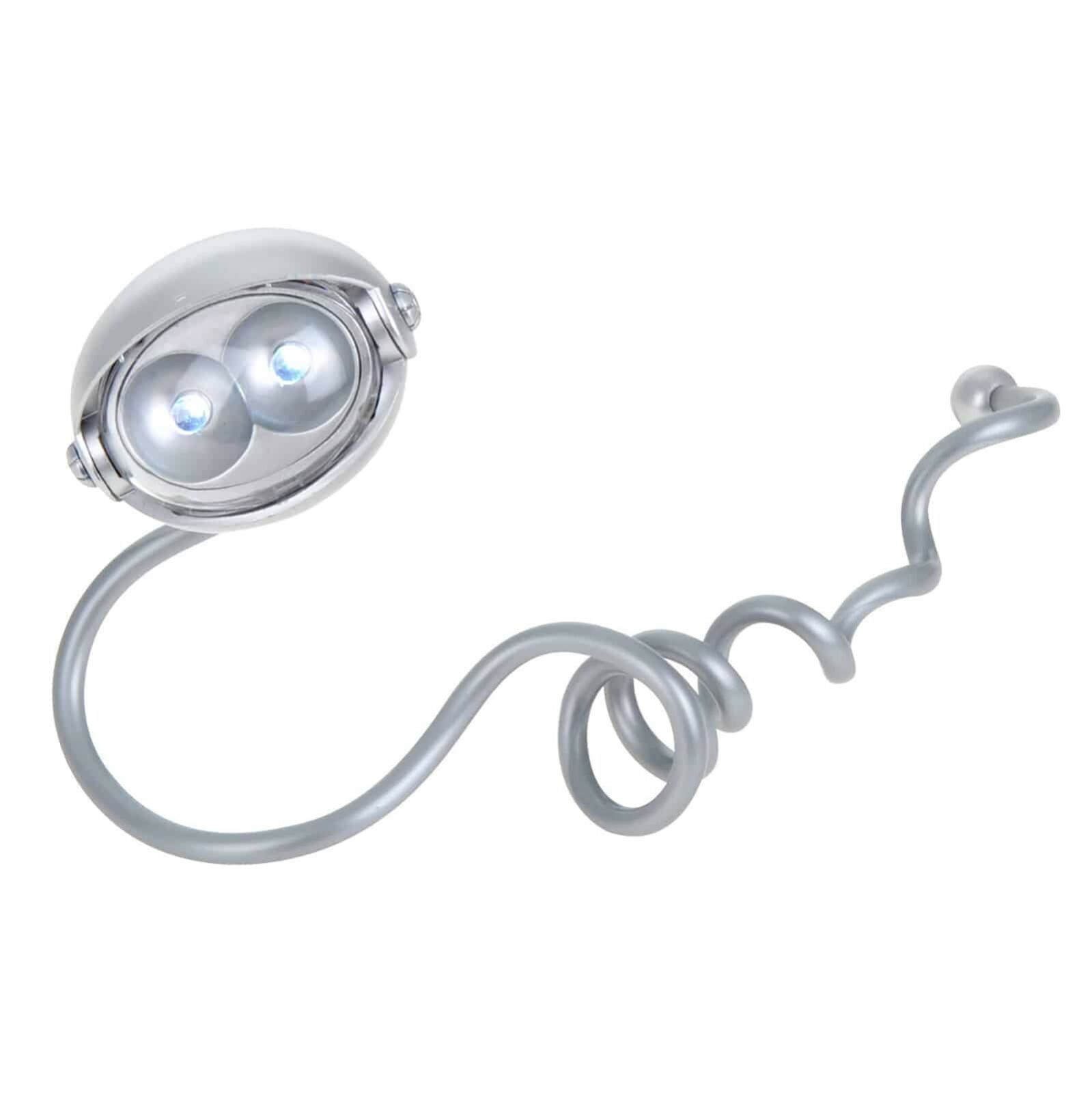 LAMPADA LUCE TUBO FLESSIBILE + 2 CR2032 COLORATA