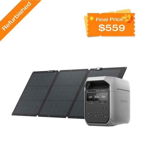 EcoFlow DELTA 3 Plus 1024Wh Portable Power Station+160W
