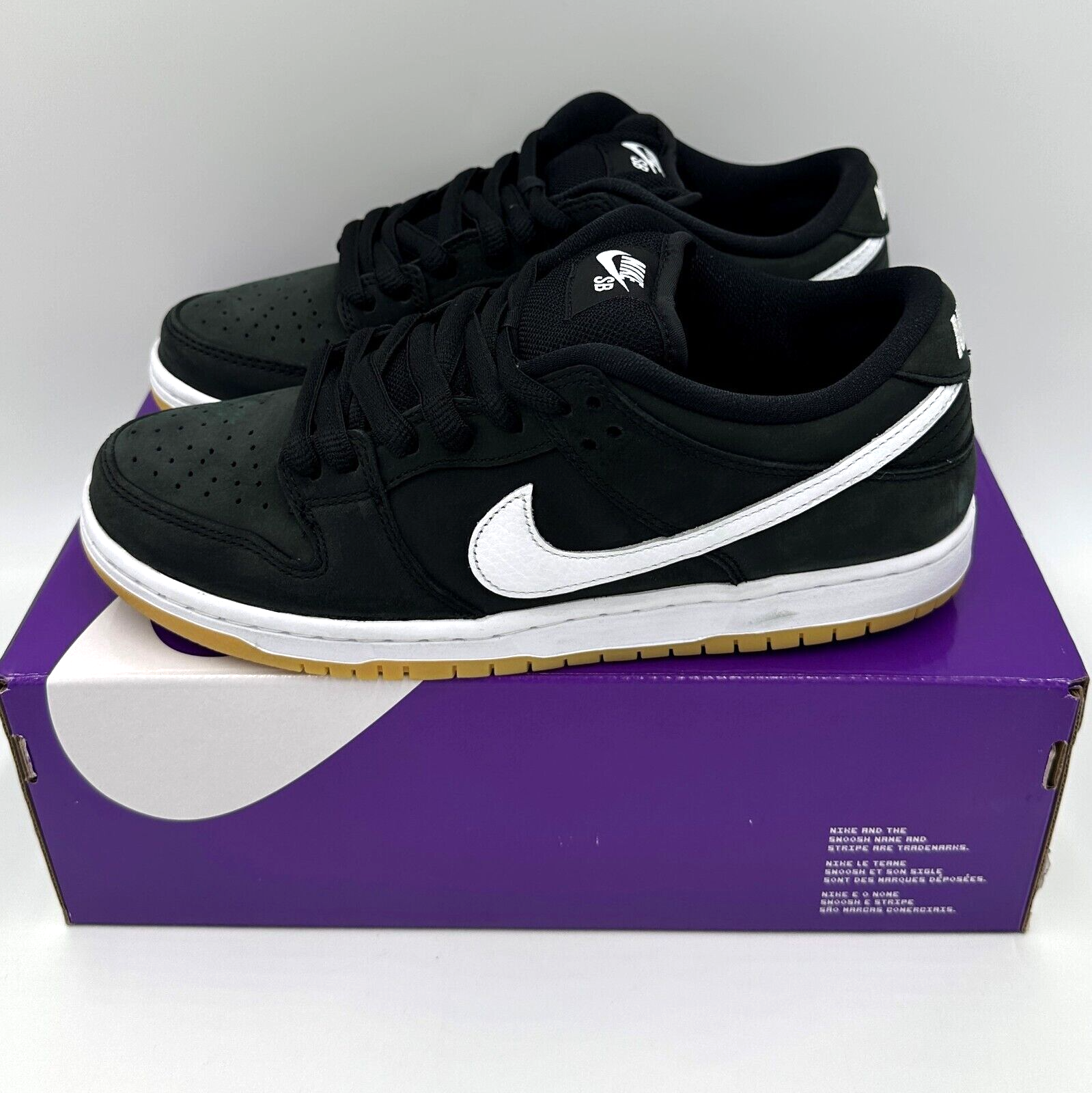 Sz 8-14 Nike SB Dunk Low Pro Black Gum White CD2563-006 | eBay Sz 8-14 Nike SB Dunk Low Pro Black Gum White CD2563-006 | eBay
