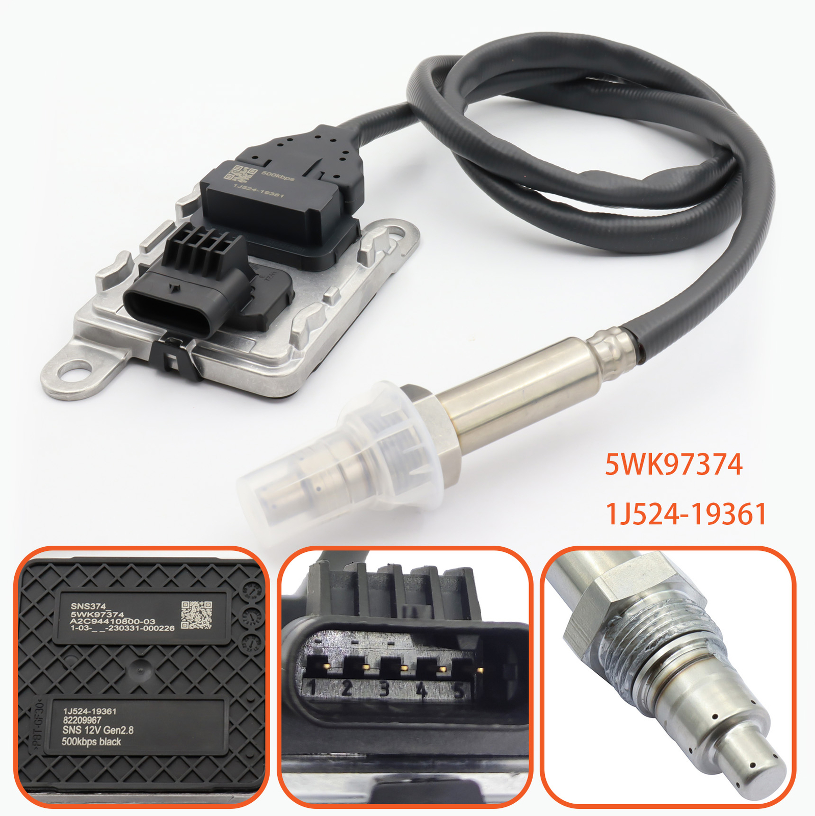 Nitrogen Oxide Sensor Nox Sensor 1J524-19361 5WK97374 for