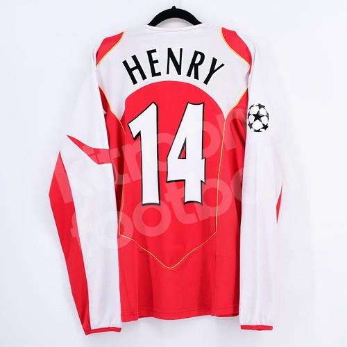 2004-05 Arsenal Home Shirt #14 HENRY (Excellent) Size S 2004-05 Arsenal Home Shirt #14 HENRY (Excellent) Size S