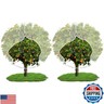 Fruit Tree Netting for Squirrels and Birds with Zipper, 2PC 8'x8' Large Fruit Tree Covers to Protect Fruit from for Fruit Trees
