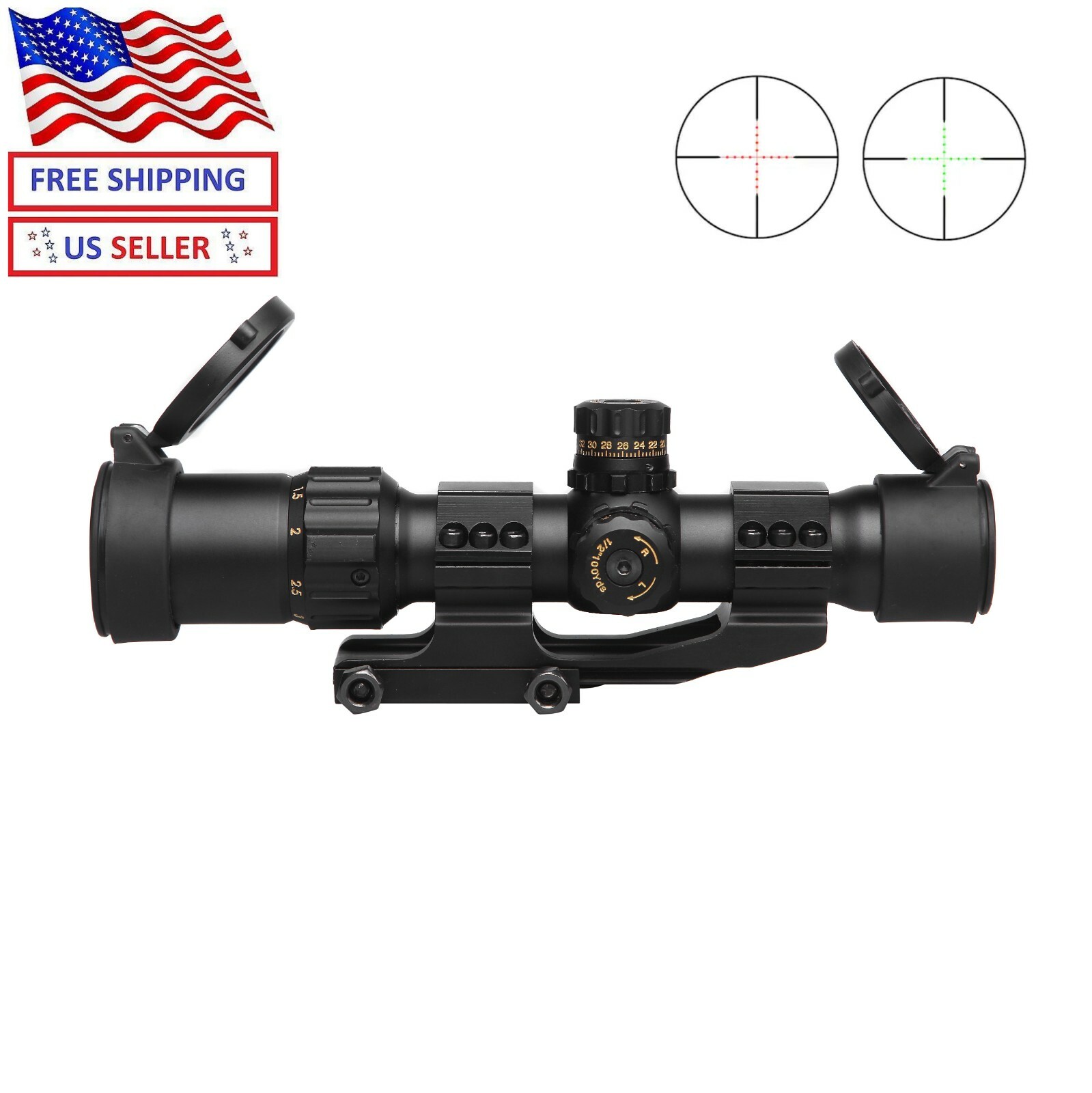 SNIPER LT1-4X28L SCOPE スコープ スナイパー Amazon.com : Sniper ST1-4X28 Rifle Scope Combo REDDOT