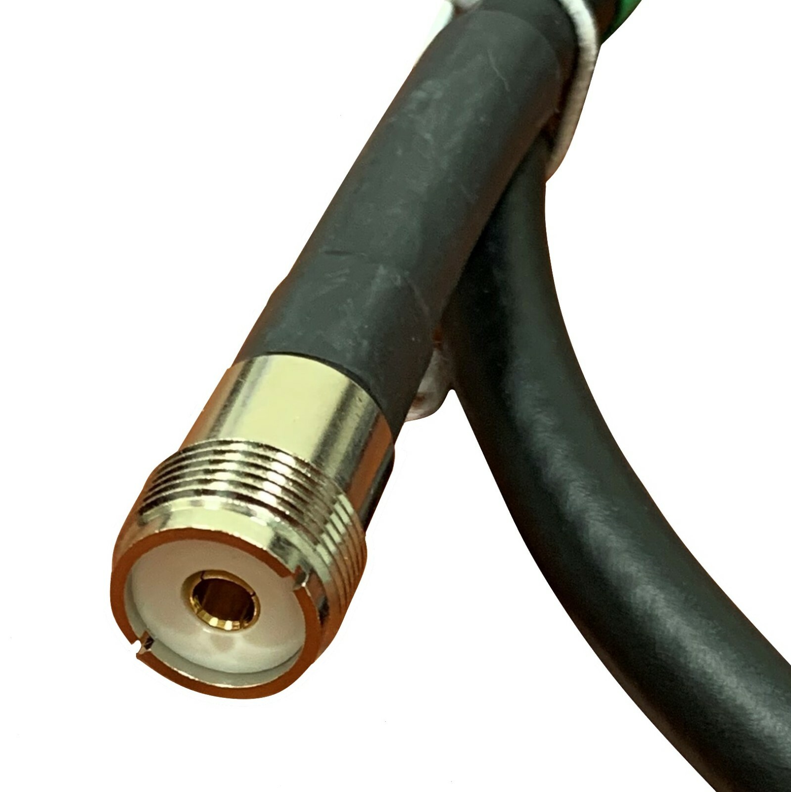 ABR Industries RG213/U Coax Jumper with NFemale to Ring Terminals, 18