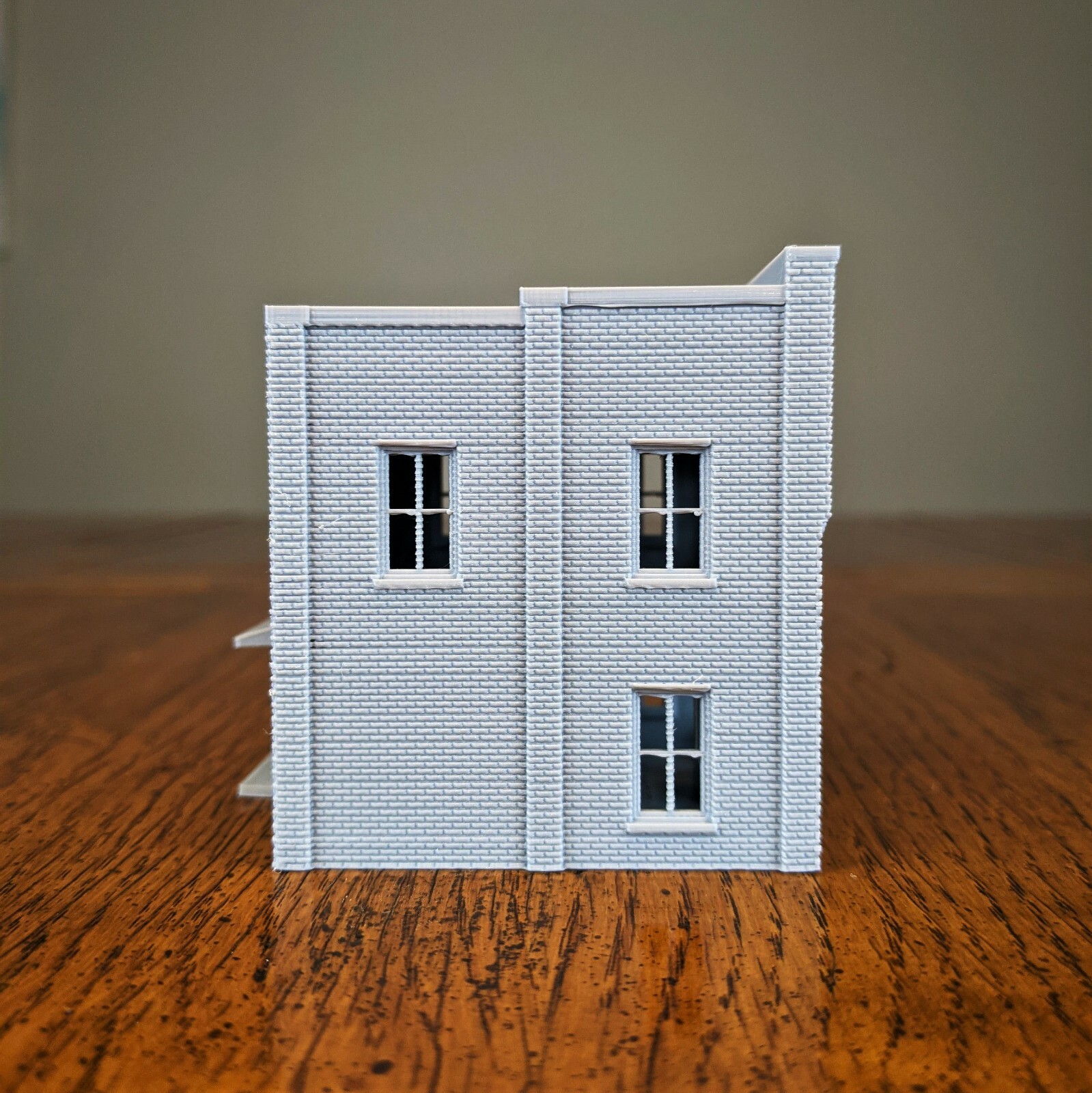 S Scale - North Carolina Arched Brick General Store - 1:64 Scale Building