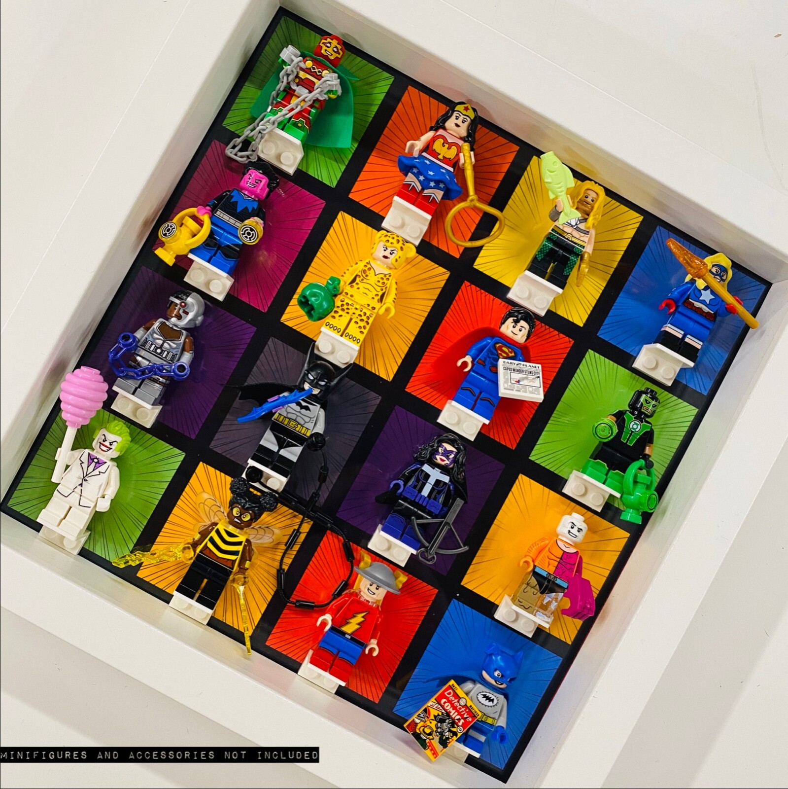 Figurine Display Cadre Lego Dc Comics Super Heroes Series Fcm