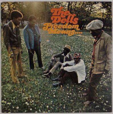 THE DELLS: Freedom Means US Cadet Soul Funk OG LP NM Vinyl