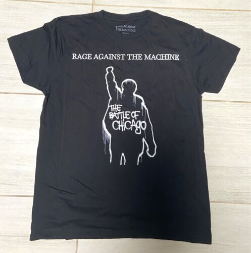 Official Chicago Rage Against The Machine RATM 2022 PSA Tour L Large Shirt
