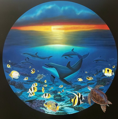 Wyland Galleries At sea a new day is always dawning Sea of