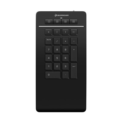 3Dconnexion Numpad Pro Bluetooth USB-C Wireless Number Keypad - Matte Black