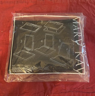 Mary Kay Folding Travel Makeup Mirror Tray Stand w/ Mesh Zippered Bag Lot Of 5