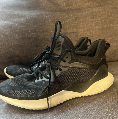 Adidas Alphabounce Beyond Core Black Running Shoes Men's Size 11 Training Gym