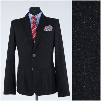 Mens Unstructured Blazer 38R UK Size JCOLOR Brown Wool Sport Coat Summer Jacket