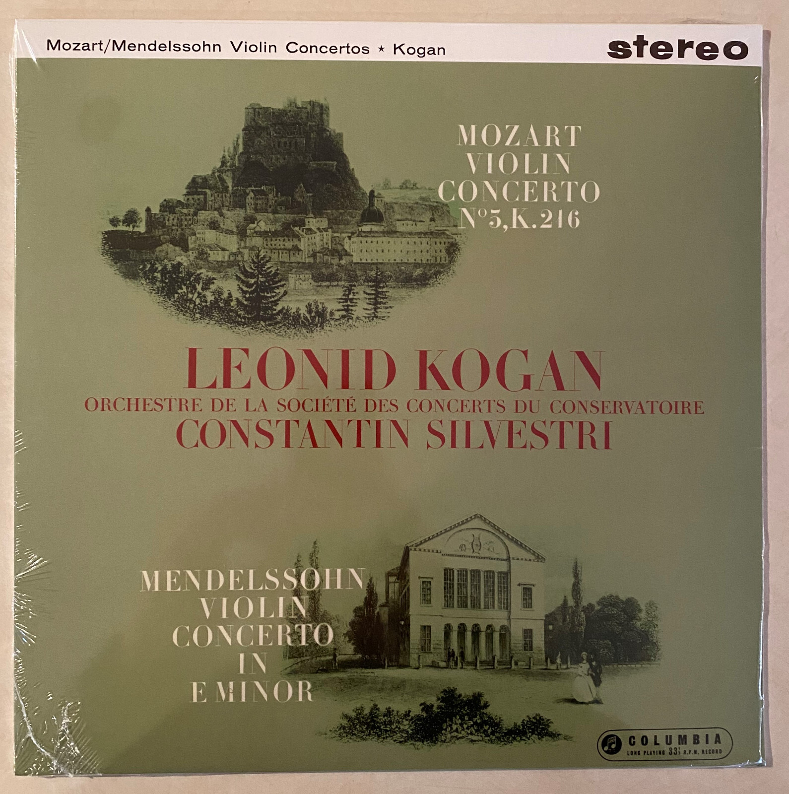 MENDELSSOHN & MOZART Violin Concerto LEONID KOGAN Silvestri