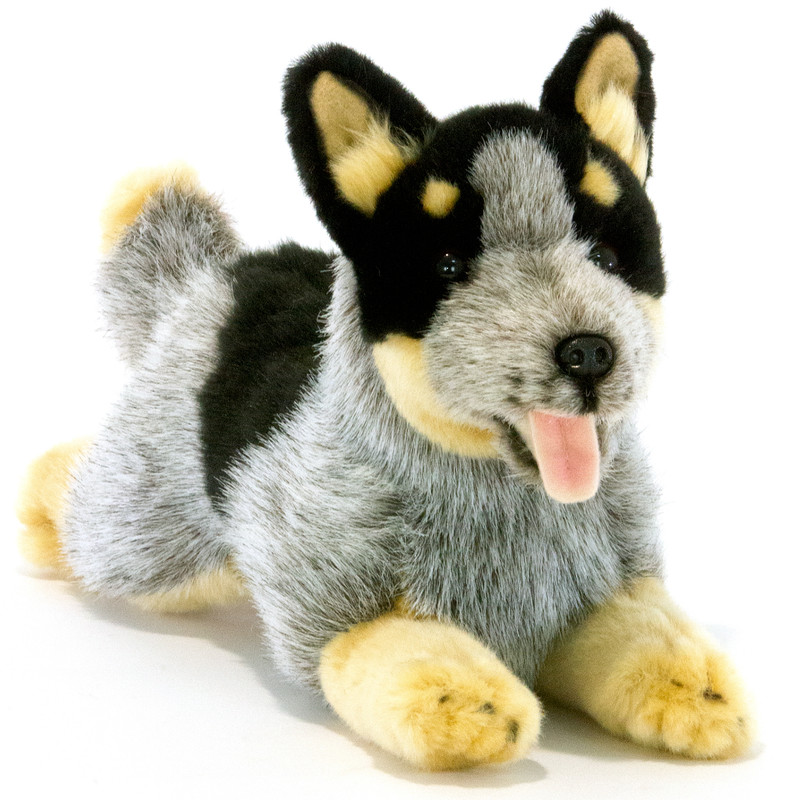 ~❤️~BOCCHETTA RUSTY Australian Cattle Dog Plush 31cm 12" Blue Heeler