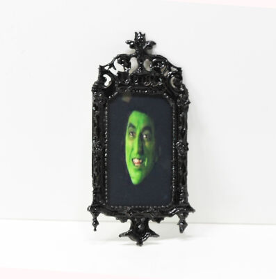 Dollhouse Miniature Framed Wicked Witch for Halloween
