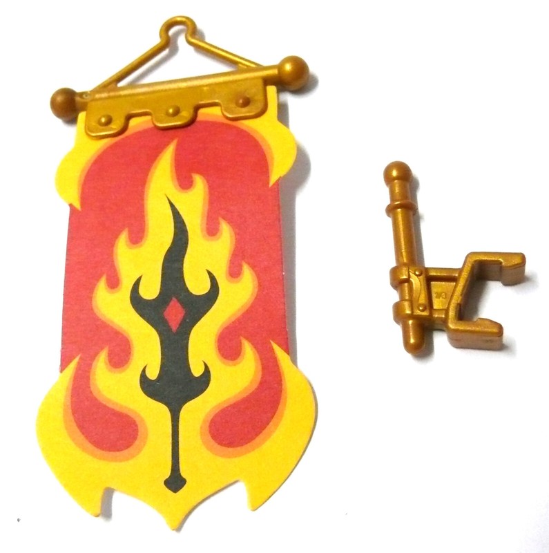 B1104 / Playmobil Â® Soporte Estandarte Mediv. Novelmore 70539 Halter