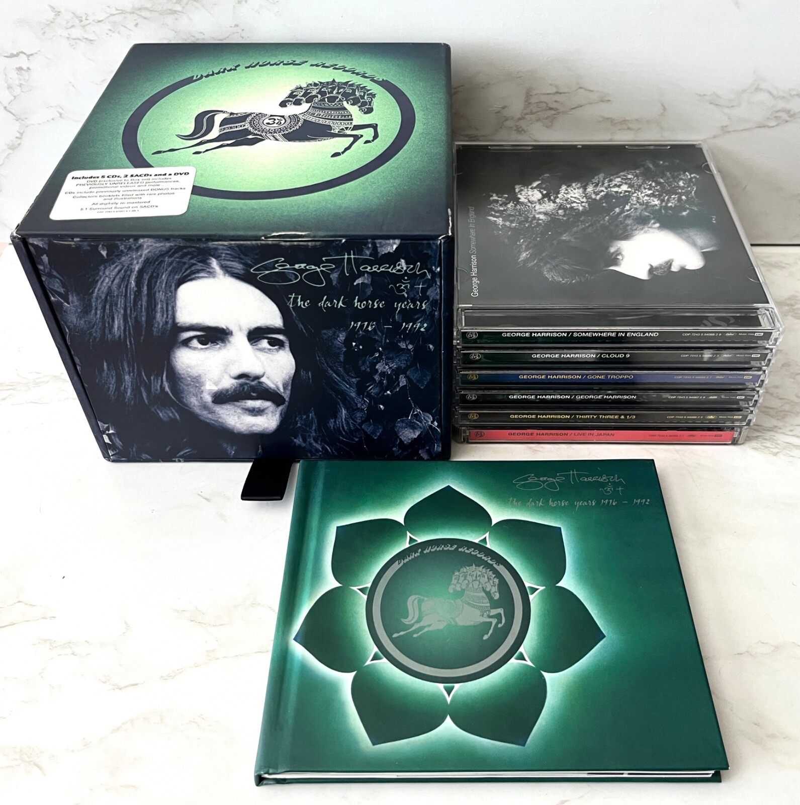 George Harrison The Dark Horse Years 1976-1992 7 CD/DVD BOX SET SACD LIMITED ED. George Harrison The Dark Horse Years 1976-1992 7 CD/DVD BOX SET SACD LIMITED ED.