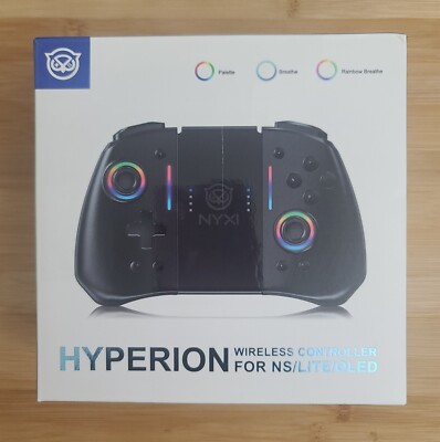 NYXI Hyperion Meteor Light Wireless Joy-pad with 8 Color LED for Switch/Switc...
