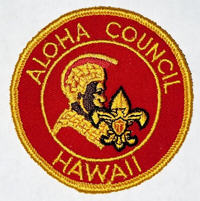 Aloha Council (HI) R-3a Cloth Back Council Patch CP  BSA
