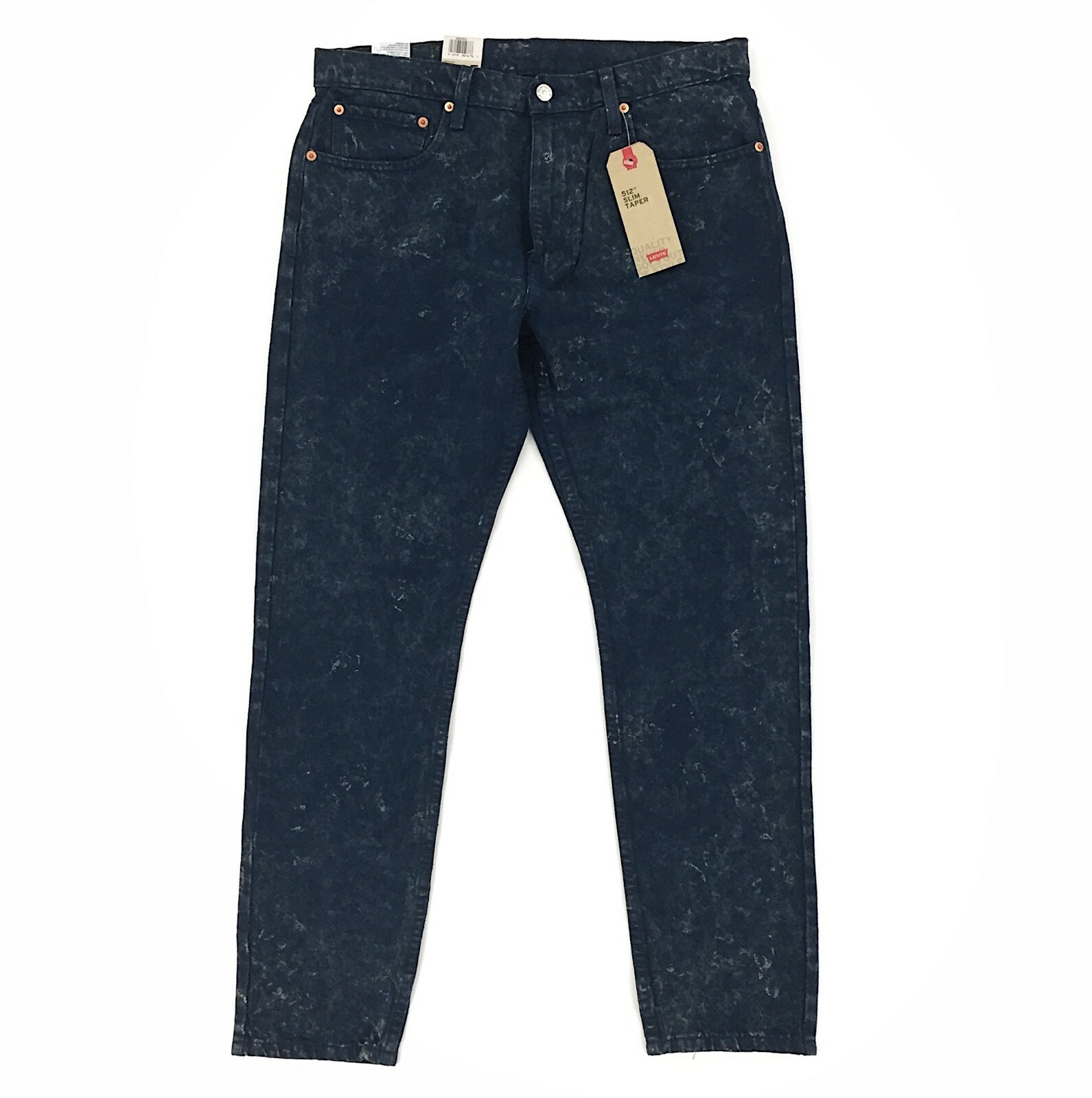

Джинсы Levi-#39;s 512 Slim Taper -#39;Indigo Berry-#39; Синяя многоцветная ткань Warp Stretch Denim, Синий, Levi's 512