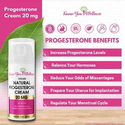 Natural Progesterone Cream for Fertility - Boost Your Chances of Conception PCOS