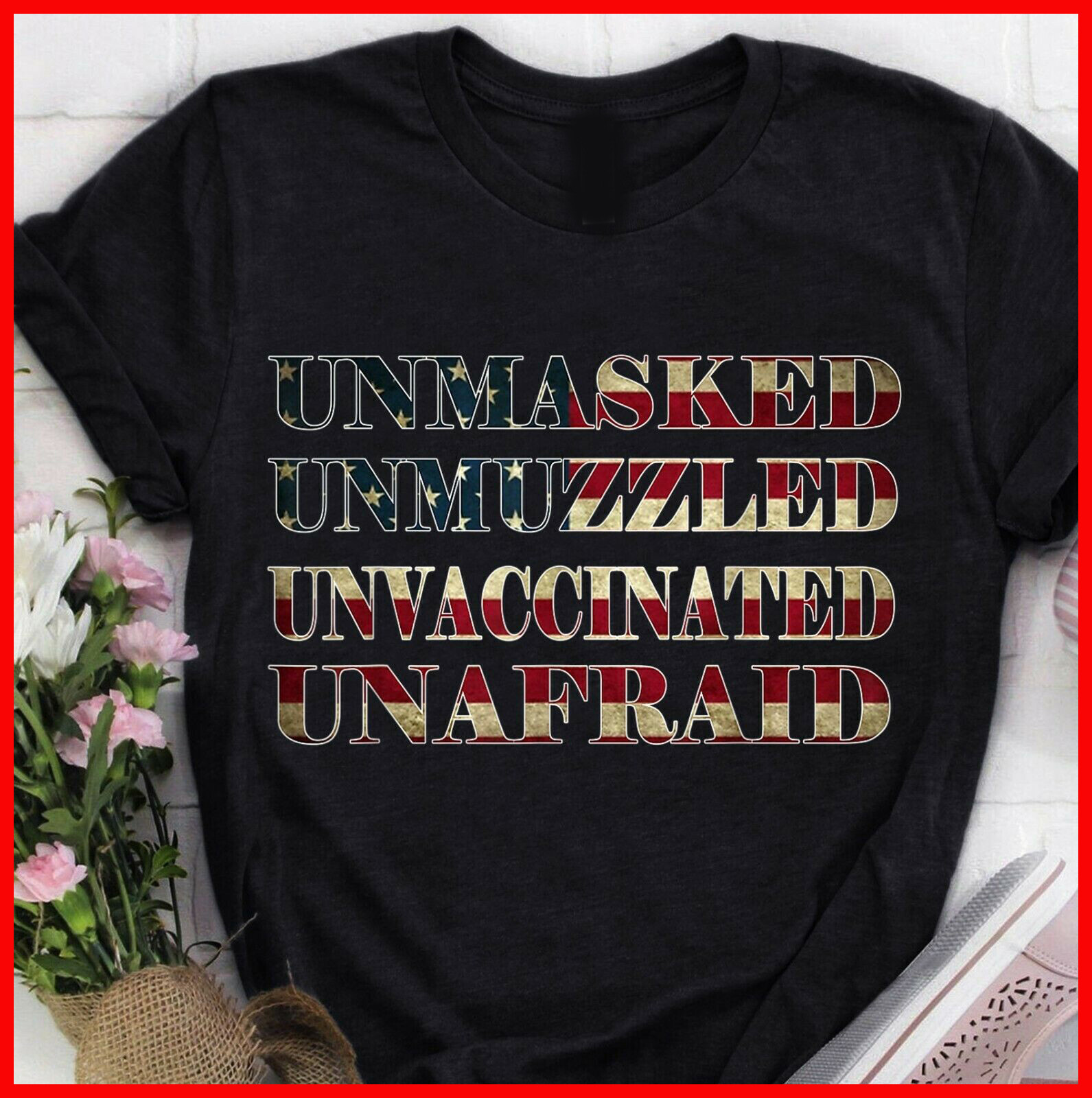 Футболка New Unmasked Unmuzzled 