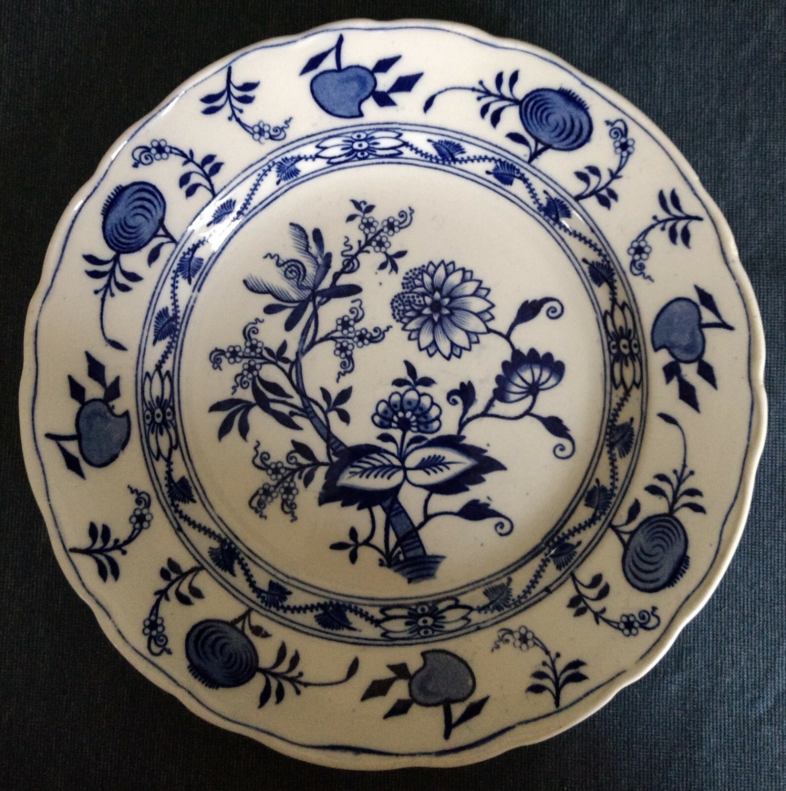 L S & S ~ English Ware ~ Set of 2 ~ “Blue Meissen” ~ 9½