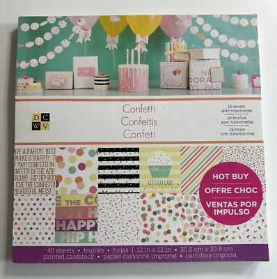 DCWV 12 x 12 Paper Pad Multiple Variations Available-You Choose