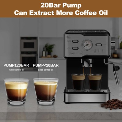 Geek chef 20BAR coffee maker high-pressure espresso machine ESE Pod