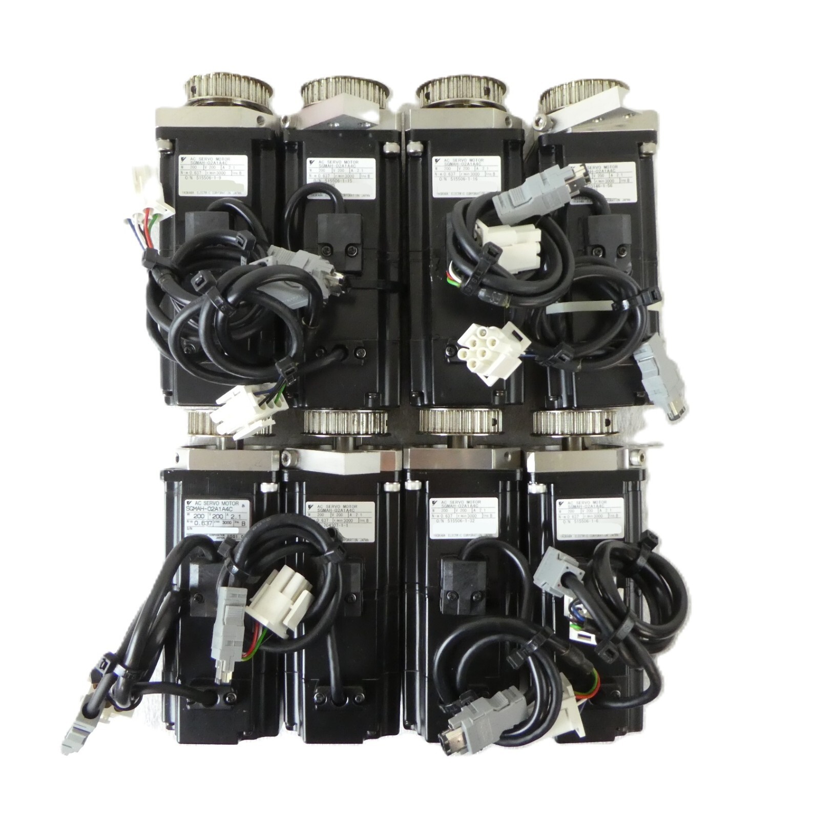 Yaskawa Electric SGMAH-02A1A4C AC Servo Motor Reseller Lot Yaskawa Electric SGMAH-02A1A4C AC Servo Motor Reseller Lot