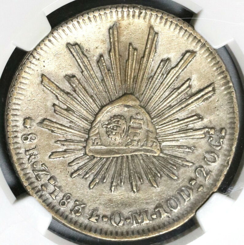 1837 NGC VF Det Philippines 8 Reales Counterstamp Mexico 1834-Zs Coin (19102201C