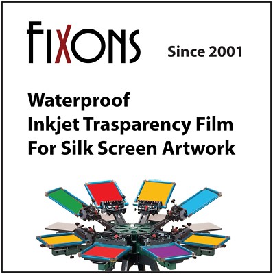 Waterproof Inkjet Transparency Film 8.5'' x 11'' - 500 Sheets Bundle